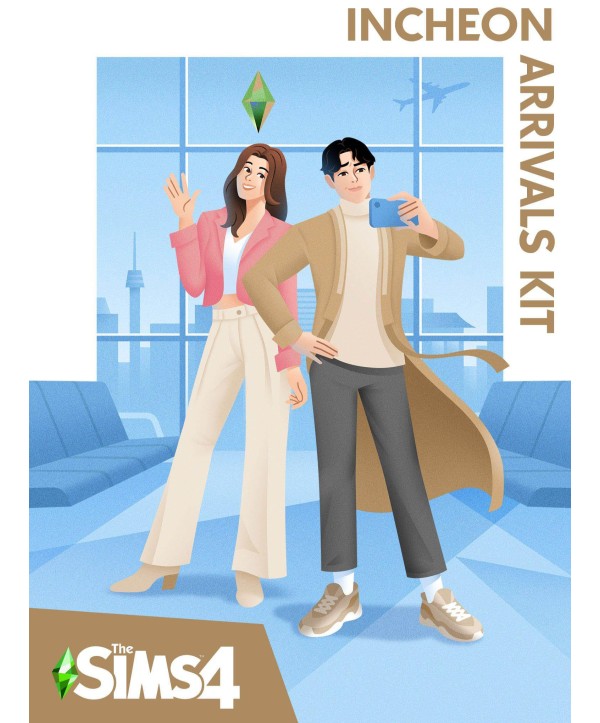 The Sims 4 - Incheon Arrivals Kit DLC Origin / EA app Key GLOBAL